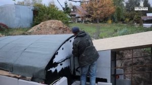 ПОГРЕБ ИЗ ШИФЕРА своим руками. ТАКОГО ЕЩЕ НИКТО НЕ ДЕЛАЛ. ПОЛНЫЙ ПРОЦЕСС. ЖКВ Саморучка