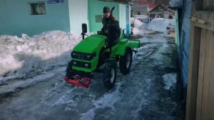 Минитрактор Рустрак Р-18 доставка клиенту.