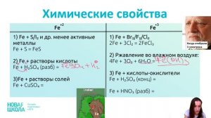 НШ | Химия. Химические свойства железа