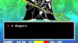 Undertale: Genocide Asgore REMAKE: Lunatic Mode Normal - NO HEAL