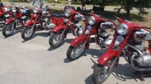 Jawa слет фанатов мотоцикла Ява