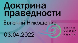 Доктрина праведности - Евгений Никошенко
