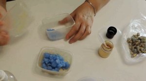 мыловарение мыло из основы имитация бирюзы
