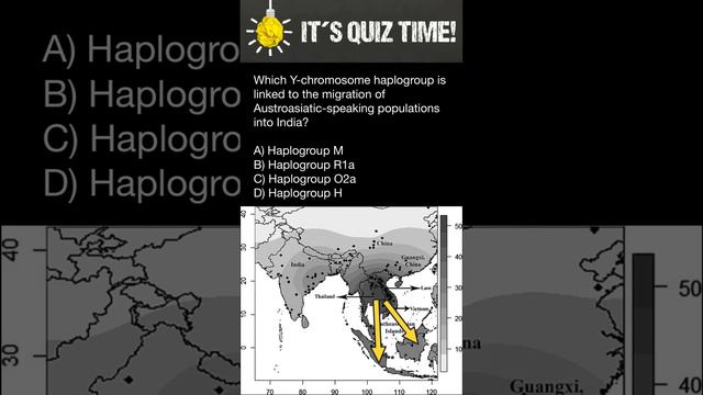 Which haplogroup is linked to the migration of Austroasiatic-speaking populations into India?