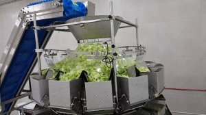 Фасовка салата.Автомат для фасовки салата.