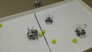 Управляемый теннис роботов