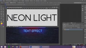 Урок фотошопа #2 Делаем неоновый текст