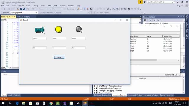 C# OPC SERVER