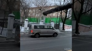 Фольксваген Т6.1 работа полного привода в гололёд.