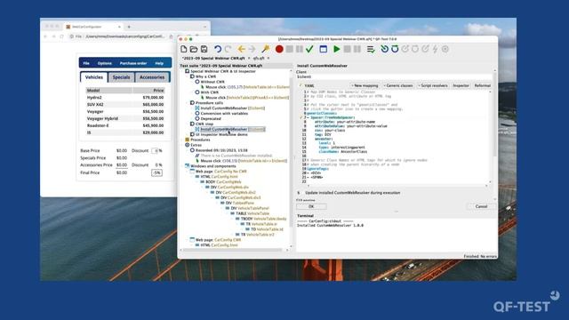 Special webinar: Launch your web tests with QF-Test 7's new component mapping workflow