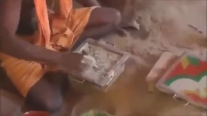 Изготовление плитки в Индии традиционным способом