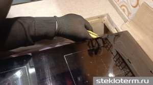 замена стекла на индукционной варочной панели Haier своими силами.