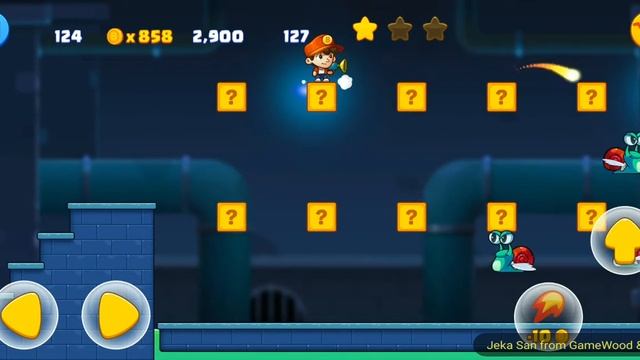 Level 124. Прохождение игры Super Jack's World — Free Run Game на Android смотреть онлайн