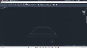 CAD 기본 도면 연습 FA21-4 : Arc(호), Mirror(대칭복사) 캐드 도면 그리기