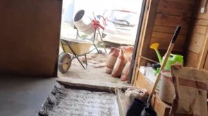 Заливка цементом пол гаража своими руками