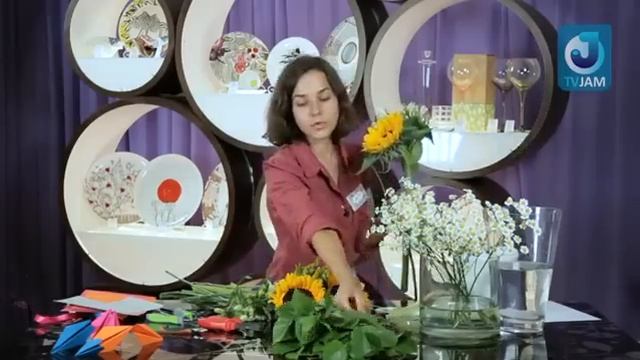 Мастер-класс по флористике "Букет к 1 сентября"