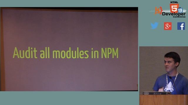 HTML5DevConf May2014: Mark Stuart, PayPal: Web Security in Node.js and JavaScript Apps (SPAs)