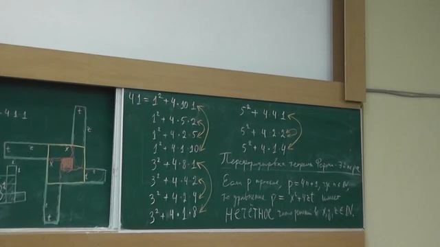23 Теорема Ферма-Эйлера и квадраты с четырьмя прямоугольниками