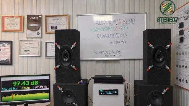 Audison APX690 и Audio System Italy AU 75 4 полный тест+музыка Hi Res