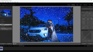How to use light room and Photoshop editing shown spray effects
