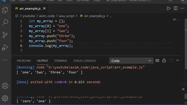 Adding and Deleting Array Elements JavaScript