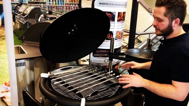 Обзор дровяного гриля KOTAGRILL SATURN смотреть онлайн