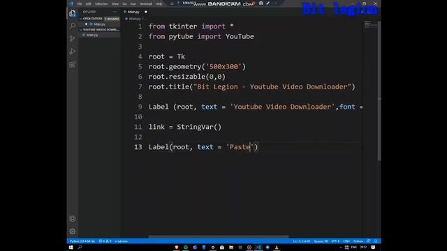 Youtube video downloader using python