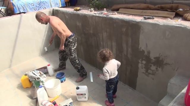 ремонт бассейна своими руками