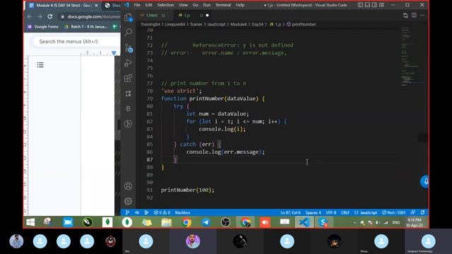 Day 34 Module 4 JS Use strict in Hindi 30 April 2023