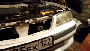 Тюнинг решетки радиатора Nissan Sunny/Замена масла/Магнитолу на новое место!Ниссан санни ВЛОГ!!!