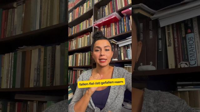 Deutsch немецкий hat или ist gefallen