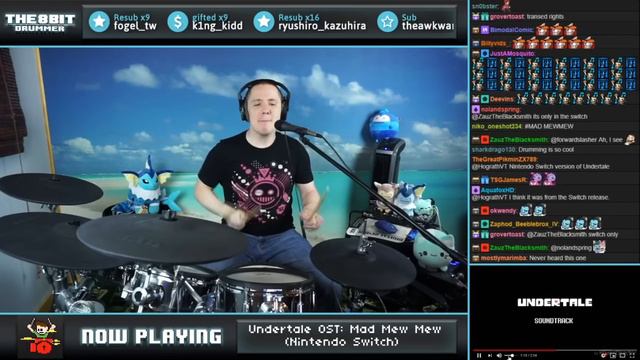 Undertale - Mad Mew Mew On Drums! смотреть онлайн