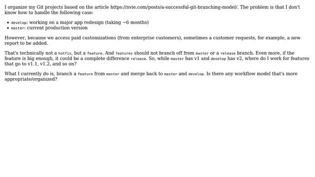 Software Engineering: Git model: branches for features based on master смотреть онлайн
