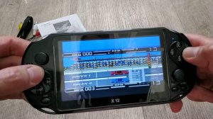 Играю в X12 Plus 7-дюймовая игровая консоль