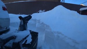 ДОМ ЗА 10 ДНЕЙ . День 7 Первый Фасад Готов. Снегоуборщик Kettama ECO 2500