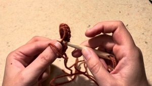 Вязание иглой. ÅSLE stitch