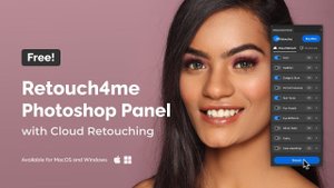Free Retouch4me Photoshop Panel with Cloud Retouching