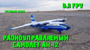 Радиоуправляемый самолет АН-12 #rcplane_AN_12#DJI FPV#RCPLANE
