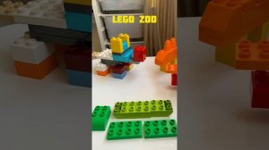 Как собрать лего зоопарк/How to make a lego zoo