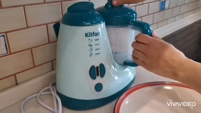 Готовим пюре из цветной капусты для ребёнка до 1 года. Обзор пароварки-блендера Kitfort KT-2309 смотреть онлайн