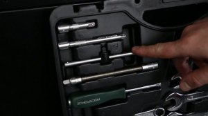 Обзор набора инструментов ROCKFORCE 82+6 предметов с головками под слизанные грани