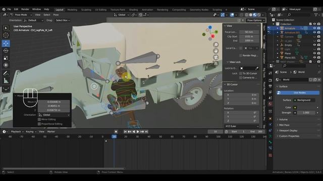 BLENDER 3.6 Быстрый ригг машине