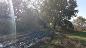 Паджеро 4  - как проезжать грязь/колею в разрез. Мud test #MitsubishiPajeroWagon4 th