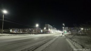 Вечерние прогулки по Воркуте #1 Часть 1