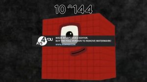 Numberblocks  Number Comparison Zero to Beyond Infinity speed 24x