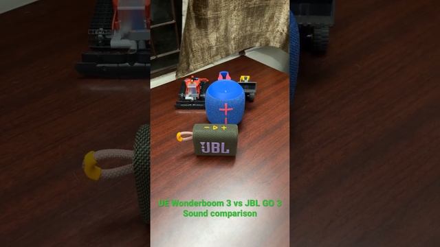 UE Wonderboom 3 vs JBL Go 3 Sound Comparison