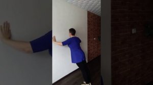 Отжимание от стены