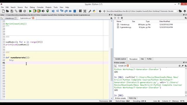 Generators in Python