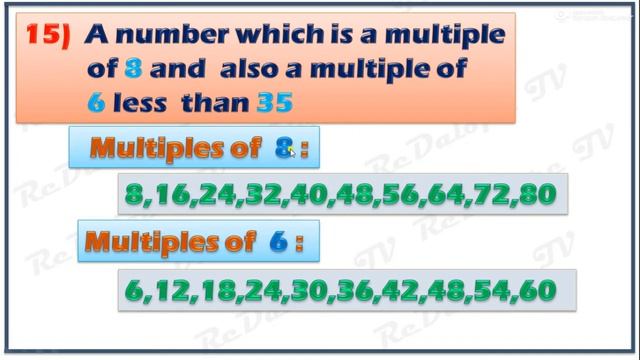 ( Part 2 ) 20 SOLVED WORD PROBLEMS ON FACTORS AND MULTIPLES ( ReDalope TV ) смотреть онлайн