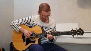 Пружинка (Pizza) на гитаре fingerstyle cover +табы